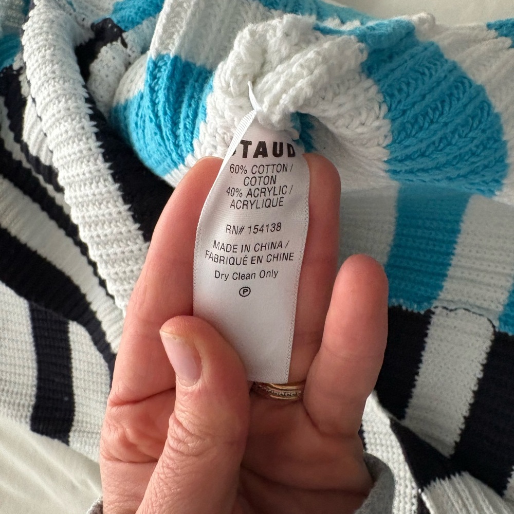 STAUD Striped Knit Maxi Dress - Picture 4 of 5